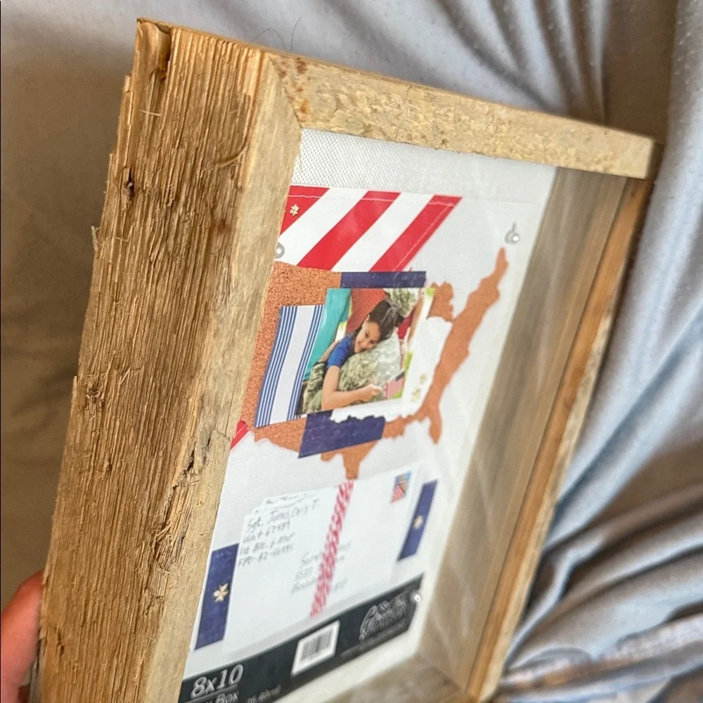 Gallery Rustic Wood Shadow Box Frame - Natural Brown